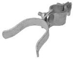 MIDWEST AIR TECHNOLOGIES Galvanized Chain Link Fork Latch, 1-3/8 x 2-3/8 In.
