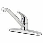 HOMEWERKS WORLDWIDE LLC-IMPORT Rounded Kitchen Faucet, Single Lever, Chrome