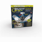 ONTEL PRODUCTS CORP LED Garage Light, 3 Ultra-Bright Adjustable Panels, As Seen On TV