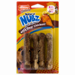 NYLABONE PRODUCTS Natural Nubz Long-Lasting Edible Dog Chew Treats, Chicken Flavor, Small Up to 30 Lbs., 4-Ct. PET & WILDLIFE SUPPLIES NYLABONE PRODUCTS