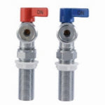 SHARKBITE/CASH ACME Washing Machine Valve, Quarter Turn, 1/2 x 3/4 In., 2-Pk. PLUMBING, HEATING & VENTILATION SHARKBITE/CASH ACME