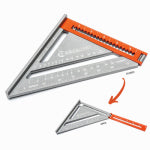 LUFKIN Crescent Lufkin EX6 Series LSSP6-7 2-in-1 Extendable Layout Tool, 1/8 in Graduation, Aluminum, 6-1/2 in L, 7-1/4 in W TOOLS LUFKIN