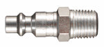 MILTON INDUSTRIES Compressor Plug, I/M Style, Male, 1/4-NPT, 2-Pk.