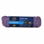 RICHELIEU AMERICA LTD. Patriot Rope, Diamond Braided Polypropylene, 3/8 In. x 100 Ft.