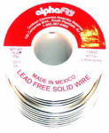 ALPHA ASSEMBLY SOLUTIONS INC Lead-Free General-Purpose Solder, .125-Diameter, 16 oz. TOOLS ALPHA ASSEMBLY SOLUTIONS INC