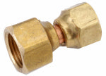 ANDERSON METALS CORP Pipe Fitting, Flare Swivel Connector, Lead Free Brass, 1/2 x 3/8 In. PLUMBING, HEATING & VENTILATION ANDERSON METALS CORP