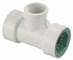 ORBIT IRRIGATION PRODUCTS LLC Underground Sprinkler Tee, 3/4 PVC Lock x 3/4 PVC Lock x 1/2-In. FPT
