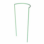 PANACEA PRODUCTS CORP-IMPORT Plant Support, Half-Round, Green Steel, 15 x 30-In.