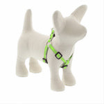 LUPINE INC Step-In Puppy & Small Dog Harness, Reflective Green Diamond Pattern, 1/2 x 12 - 18-In. PET & WILDLIFE SUPPLIES LUPINE INC