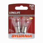 OSRAM SYLVANIA INC 7528 Long Life Miniature Clear Bulb, 7528LL BP2, 2-Pk. AUTOMOTIVE OSRAM SYLVANIA INC