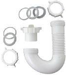 PLUMB SHOP DIV BRASSCRAFT Flexible Drain J Bend With Hi-Line Adapter PLUMBING, HEATING & VENTILATION PLUMB SHOP DIV BRASSCRAFT