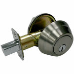 TAIWAN FU HSING INDUSTRIAL CO Wavelet Single-Cylinder Deadbolt, Satin Nickel HARDWARE & FARM SUPPLIES TAIWAN FU HSING INDUSTRIAL CO