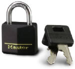 MASTER LOCK COMPANY 1-3/16 In. Solid-Brass Keyed Padlock, Black Covered Keyhead HARDWARE & FARM SUPPLIES MASTER LOCK COMPANY