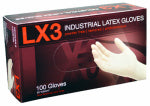 AMMEX CORPORATION Disposable Latex Gloves, Medium, 100-Ct.
