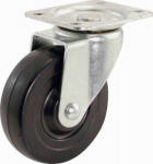 RICHELIEU AMERICA LTD Rubber Wheel, Swivel Plate Caster, 4 In. HARDWARE & FARM SUPPLIES RICHELIEU AMERICA LTD