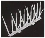BIRD B GONE INC Bird Spike, Clear Plastic, 5-In. x 6-Ft. LAWN & GARDEN BIRD B GONE INC