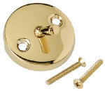 PLUMB SHOP DIV BRASSCRAFT Bathtub Drain Overflow Face Plate, Polished Brass PLUMBING, HEATING & VENTILATION PLUMB SHOP DIV BRASSCRAFT