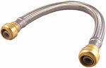 SHARKBITE/CASH ACME Coupling Hose, Flexible, 3/4 x 3/4 In., 18 In. PLUMBING, HEATING & VENTILATION SHARKBITE/CASH ACME