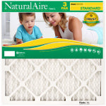 PPA INDUSTRIES 14x25 x 1 In. Standard Pleated Air Filter, MERV 8, 90 Days, 3-Pk. PLUMBING, HEATING & VENTILATION PPA INDUSTRIES
