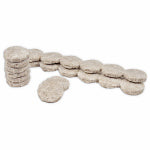 RICHELIEU AMERICA LTD Furniture Pads, Self-Adhesive, Tan Felt, Round, 3/4-In., 24-Pk. HARDWARE & FARM SUPPLIES RICHELIEU AMERICA LTD