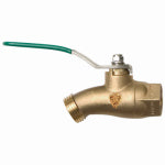 ARROWHEAD BRASS & PLUMBING No-Kink Ball Valve, Lead-Free, 3/4 x 3/4-Hose Thread PLUMBING, HEATING & VENTILATION ARROWHEAD BRASS & PLUMBING