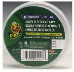 SHURTECH TECHNOLOGIES LLC Vinyl Electrical Tape, White, .75 In. x 66 Ft. ELECTRICAL SHURTECH TECHNOLOGIES LLC