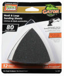 ALI INDUSTRIES Hook & Loop Sandpaper, 80-Grit, 3 In., 12-Pk. TOOLS ALI INDUSTRIES