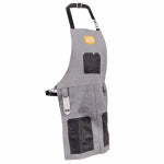 CHAR-BROIL Grilling Apron, Canvas/Suade, Gray/Black