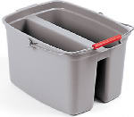 NEWELL BRANDS DISTRIBUTION LLC Commercial-Grade Double Bucket, Gray, 19 Qt.