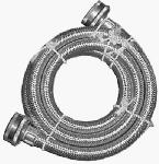 HOMEWERKS WORLDWIDE LLC Washing Machine Hose, Stainless Steel, 3/4 x 3/4 x 60 In. PLUMBING, HEATING & VENTILATION HOMEWERKS WORLDWIDE LLC