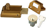 BELWITH PRODUCTS LLC Brass Night Bolt 5-Pin Tumbler Locking Cylinder HARDWARE & FARM SUPPLIES BELWITH PRODUCTS LLC