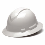 PYRAMEX SAFETY PRODUCTS LLC Ridgeline Hard Hat, Full Brim, White