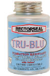RECTORSEAL Rectorseal Tru-Blu 31631 Thread Sealant, 0.25 pt Can, Paste, Blue PLUMBING, HEATING & VENTILATION RECTORSEAL