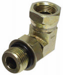 MI CONVEYANCE SOLUTIONS 90 Degree Hydraulic Adapter, 1/2-In. Male 0-Ring x 1/2-In. FP Swivel HARDWARE & FARM SUPPLIES MI CONVEYANCE SOLUTIONS