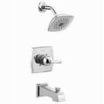DELTA FAUCET CO Monitor 14 Single Handle Tub And Shower Faucet + Showerhead, Chrome PLUMBING, HEATING & VENTILATION DELTA FAUCET CO