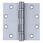 TELL MANUFACTURING INC Ball-Bearing Hinge With Non-Removable Pin, Satin Stainless Steel, 4.5 x 4.5 In. HARDWARE & FARM SUPPLIES TELL MANUFACTURING INC
