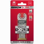 ARROW FASTENER CO Titanium Plunge Cut Metal Oscillating Tool Blade, 1-1/4-In. TOOLS ARROW FASTENER CO