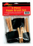 LINZER/AMERICAN BRUSH 9-Pc. Foam Paint Brush Set