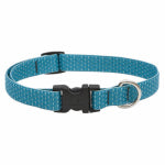 LUPINE INC Eco Dog Collar, Adjustable, Tropical Sea, 3/4 x 13 to 22-In.