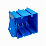 ABB IP INC. 2 Gang New/Old Work Electrical PVC Box, 3-15/16 x 4-1/32 x 3-13/16 In. Deep ELECTRICAL ABB IP INC.