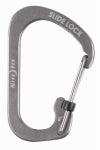 NITE IZE INC SlideLock Carabiner #2, Stainless Steel HARDWARE & FARM SUPPLIES NITE IZE INC