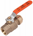 SHARKBITE/CASH ACME Push-Fit Ball Valve, Lead Free, 3/4 x 3/4 In. FNPT PLUMBING, HEATING & VENTILATION SHARKBITE/CASH ACME
