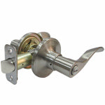 TAIWAN FU HSING INDUSTRIAL CO Reversible Bergamo Wave Lever Privacy Lockset, Satin Nickel HARDWARE & FARM SUPPLIES TAIWAN FU HSING INDUSTRIAL CO
