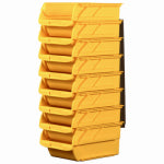 STANLEY TOOLS Storage Bin, Yellow Polypropylene, #2, 8-Pk. TOOLS STANLEY TOOLS