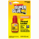 SUPER GLUE CORP/PACER TECH Super Glue Permanent Thread Locker, Red, 0.20 Fl Oz, 6 mL
