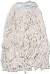 ABCO PRODUCTS 8 Ply Janitorial Natural Yarn Cotton Mop Head, Cut End, Green Seal Certified, 16 oz.
