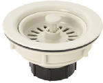 PLUMB SHOP DIV BRASSCRAFT Basket Sink Strainer, Almond Plastic, 3.5-In. PLUMBING, HEATING & VENTILATION PLUMB SHOP DIV BRASSCRAFT