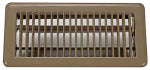 AMERICAN METAL PRODUCTS Mobile Home Floor Register, Steel, Brown, 4 x 8-In. PLUMBING, HEATING & VENTILATION AMERICAN METAL PRODUCTS