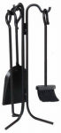 PANACEA PRODUCTS CORP 4-Pc. Fireplace Tool Set, Black