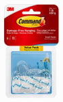 3M COMPANY Hooks Value Pack, Small, Clear, 6-Pk.